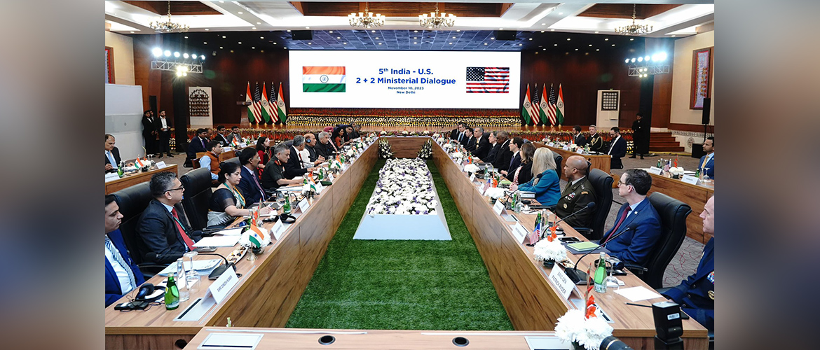  5th India-U.S. 2 + 2 Ministerial Dialogue - November 10, 2023