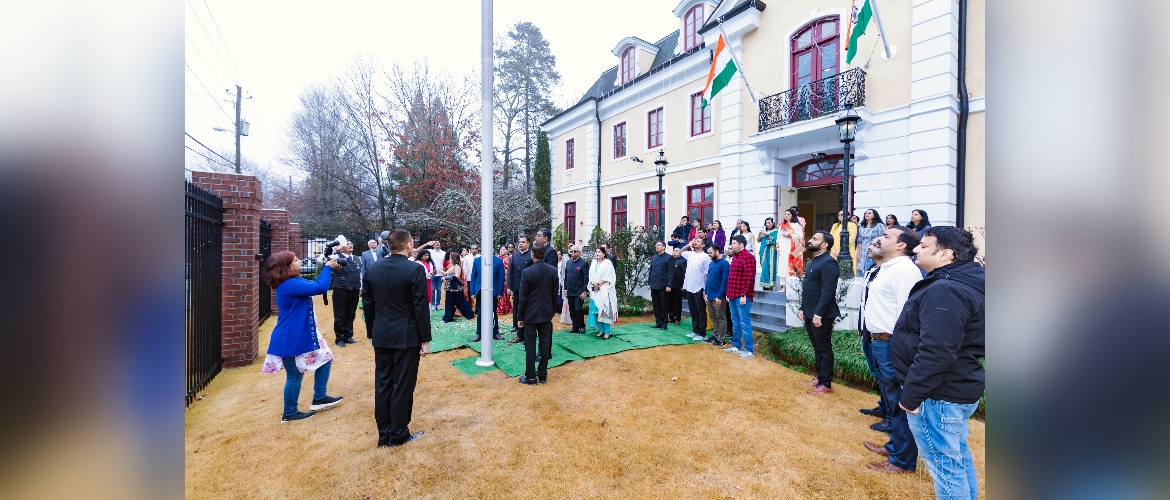  Flag Unfurling ceremony on the occasion of 75th Republic Day of India 2024